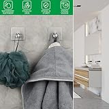 The Bog Standard 2 Pack Stainless Steel Self-Adhesive Hooks view 5