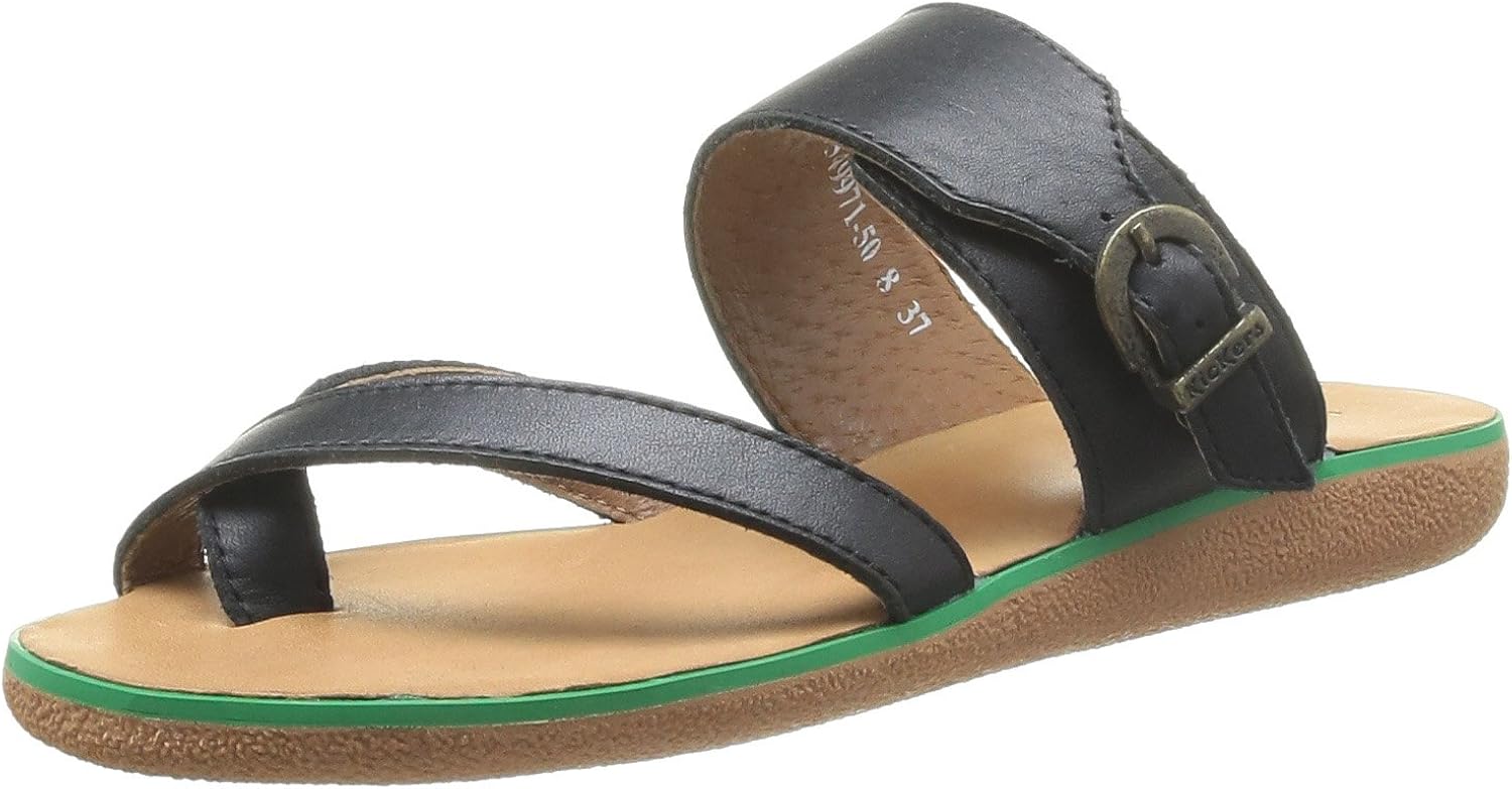 tong cuir femme kickers