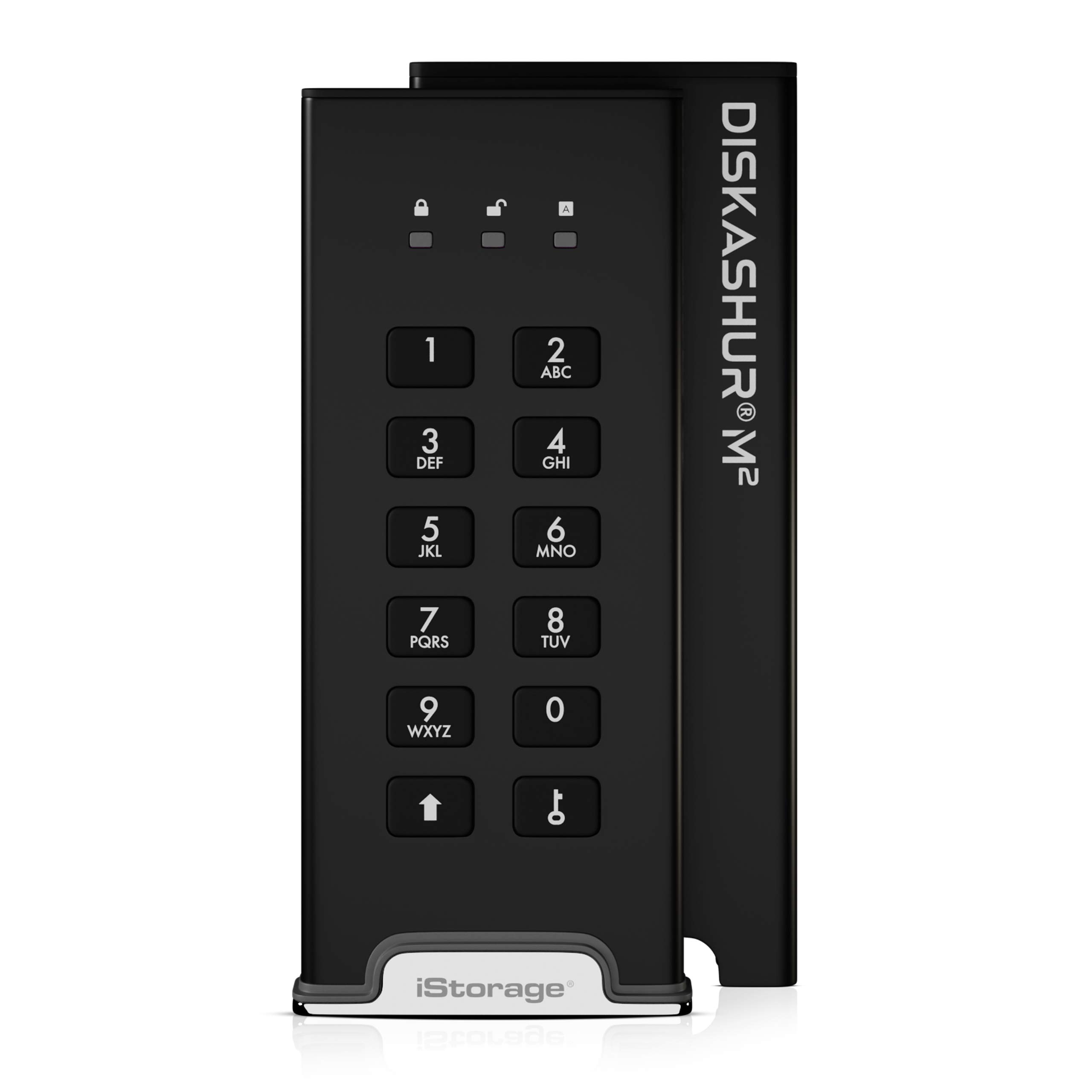 iStorage diskAshur M2 240GB | PIN authenticated, Hardware encrypted USB 3.2 Portable SSD | Ultra-Fast | FIPS Compliant | Rugged & Portable