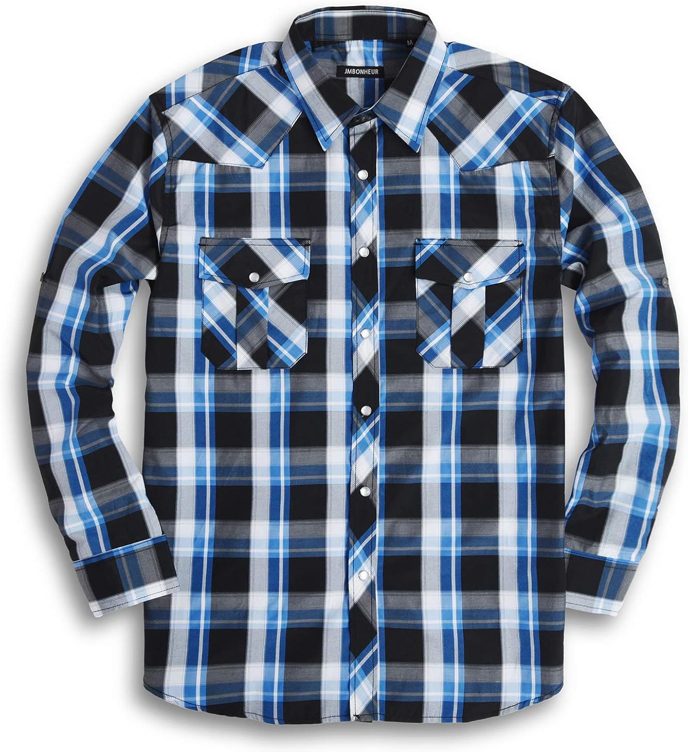 western snap button long sleeve shirts