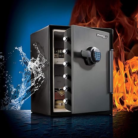 Master Lock Caja Fuerte de Seguridad [Ignifuga y Resistente al Agua] [Combinación Digital] [XX large] -LFW205FYC, Negro, Gris, XX-Large: Amazon.es: Bricolaje y herramientas