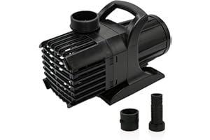 HALF OFF PONDS Submersible Water Pump, 2,000 GPH Pond Pump with 33FT Power Cord and 18FT Max Head, 156W Ultra Quiet Energy Efficient Pump for Koi Pond, Fountain, Waterfall, Water Garden, Skimmer