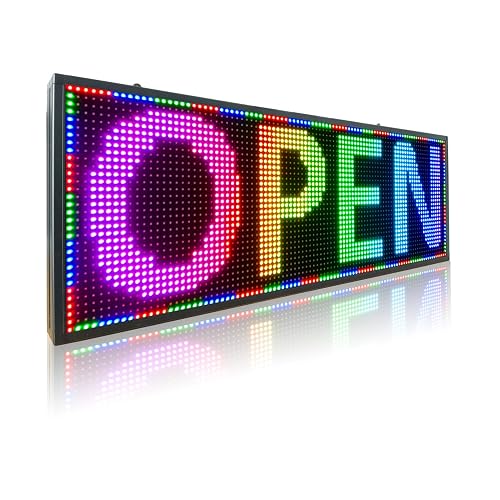 Programmable Scrolling Board P10 RGB LED Display Sign 40x8 Inch - WiFi ...