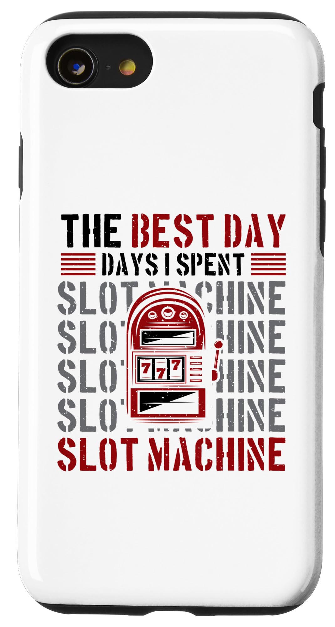 Mens Casino Costume - The Best Day Slot Machine Case for iPhone SE (2020) / 7 / 8