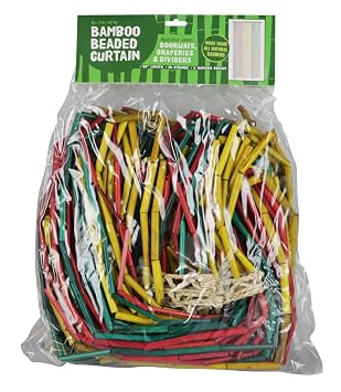 6 Ft Bambus Perlen Vorhang Rasta Amazon De Kuche Haushalt