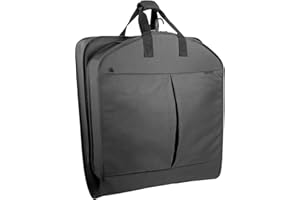 WallyBags® 40” Deluxe Travel Carry-On Garment Bag with Two Pockets, Perfect for Suits and Shirts