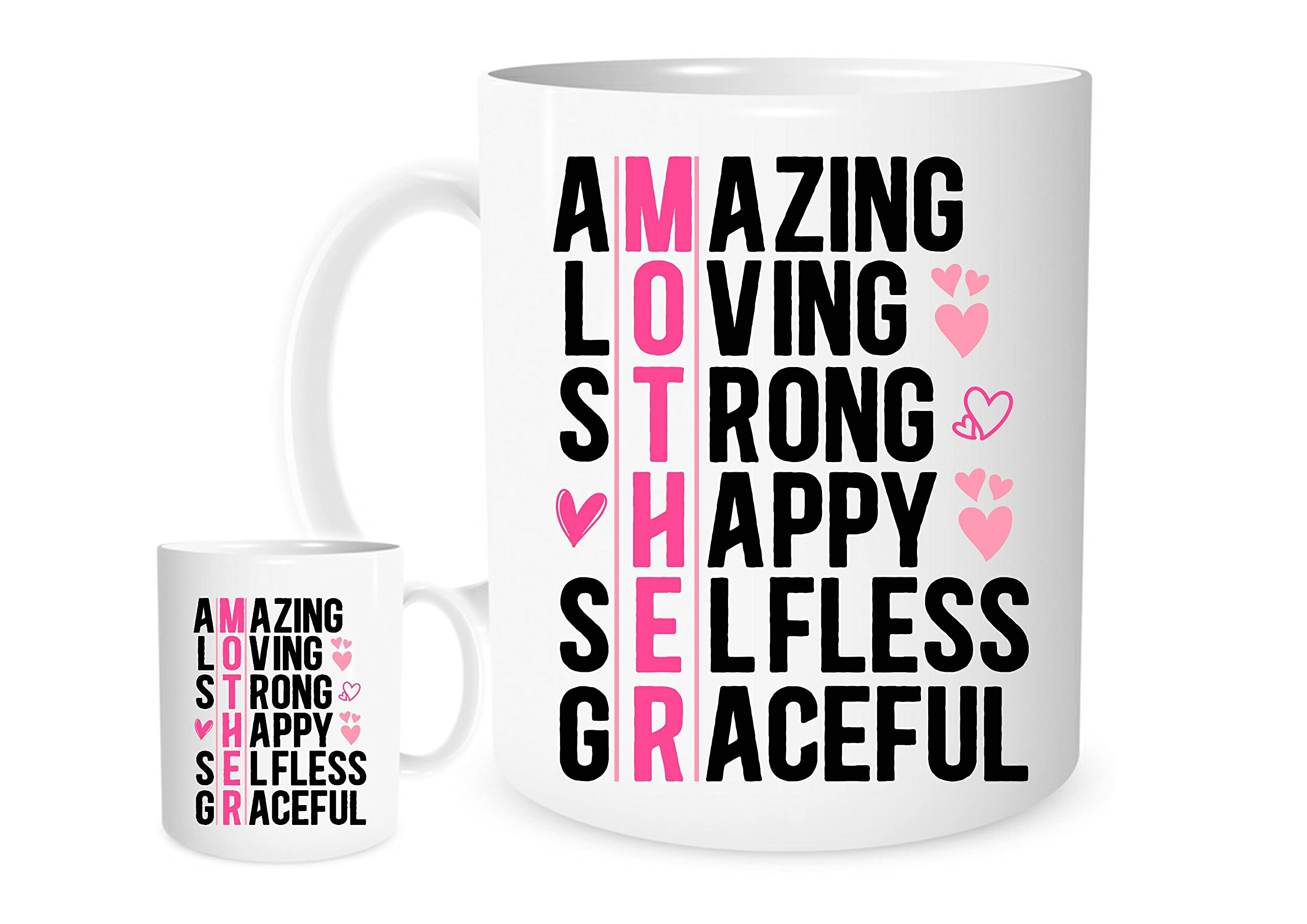 11OZ Mother Amazing Strong Happy Selfless Graceful Mug for Tea or Coffee