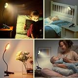 Akynite 3W Rechargeable Clip On Reading Lamp Type C 5 Colours 5 Brightness view 6