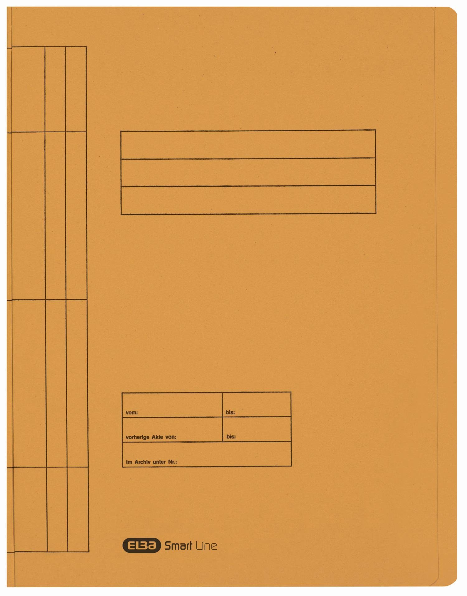 Elba 20451GB File Folder Manila Cardboard for 200 DIN A4 Pages Set of 100 250 g/m² Yellow