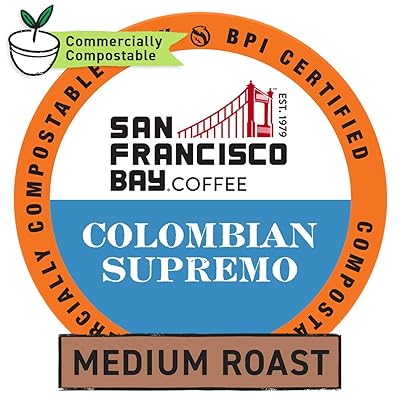 Buy Sf Bay Coffee Colombian Supremo 80 Ct Medium Roast Compostable Coffee Pods K Cup Compatible Including Keurig 2 0 Online In Indonesia B076hnmlxw