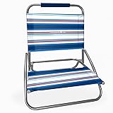 Caribbean Joe Folding Beach Chair, 1 Position