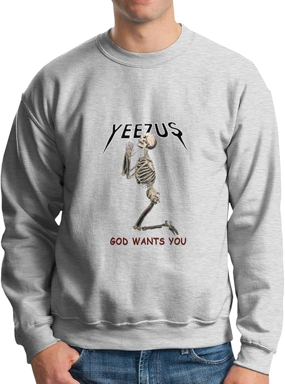 Amazon Co Jp メンズパーカー春服 秋服 冬服 人気 原宿風 Kanye West Yeezus 長袖 ラウンドネック フード付き スウェット 通勤 通学 旅行 スポーツお 服 ファッション小物
