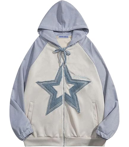 Amazon.com: Purple Star on Multiple Colors Zip Hoodie : Clothing