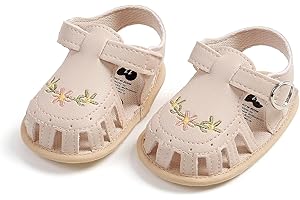 QWZban Infant Baby Boys Girls Summer Sandals Party Wedding Dress Flats Shoes Newborn Crib Shoes First Walkers Prewalkers 0-18 months