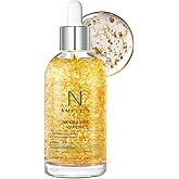 AMPLE:N 24k Gold Shot Serum - Korean 24K Gold Anti Aging Serum – Erasing Wrinkles and Fine Lines with Collagen & Peptides – Evens Skin Tone for Dull and Saggy Skin - 3.38 fl.oz.