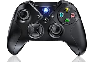 GAMROMBO [Need to Upgrade] Wireless Controller Replacement for Xbox One, PC Game Controller Compatible with Xbox One/Xbox One X/One S/Xbox Series S/X Gamepad Support Turbo/Dual Shock/3.5mm Audio Jack/Macro