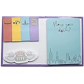 Friends TV Show Sticky Note and Sticky Tab Box Set | Work Memo Notepad Stationery Paper | Home School Supplies for College, Business, Office | Nostalgic Gifts and Collectibles
