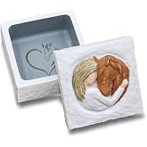 AcowSpt Horse Gifts for Women Teen Girls, Western Gifts Keepsake Box | Horse Decor for Home Office, Gifts for Horse Lover Birthday Christmas, Western Jewelry Box, Resin Keepsake Box