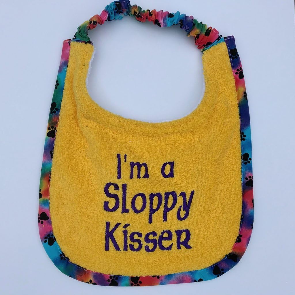 Dog Drool Bib I'm A Sloppy Kisser Amazon.ca Pet Supplies