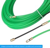 Zocipro 20M Fish Tape Wire Puller 4mm Rods Electric Cable Threader Tool view 3