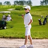 Finger Ten Kids Golf Gloves All Weather Left Right Hand White Medium view 6
