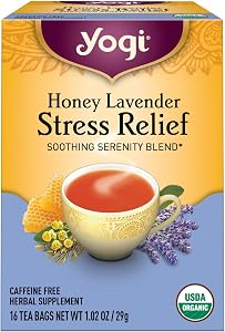 Yogi Tea Herbal Stress Relief, Honey Lavender 16 ct
