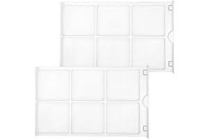 HCLSY WJ85X21746 for GE Window Air Conditioner Filter Replacement for AHQ06LYQ1, AHQ06LYW1, AHR05LWQ1, AHR05LWQ2, Replaces A0010209471,AP6280063, Room Air Conditioner Filter Replacement（2 Pack）