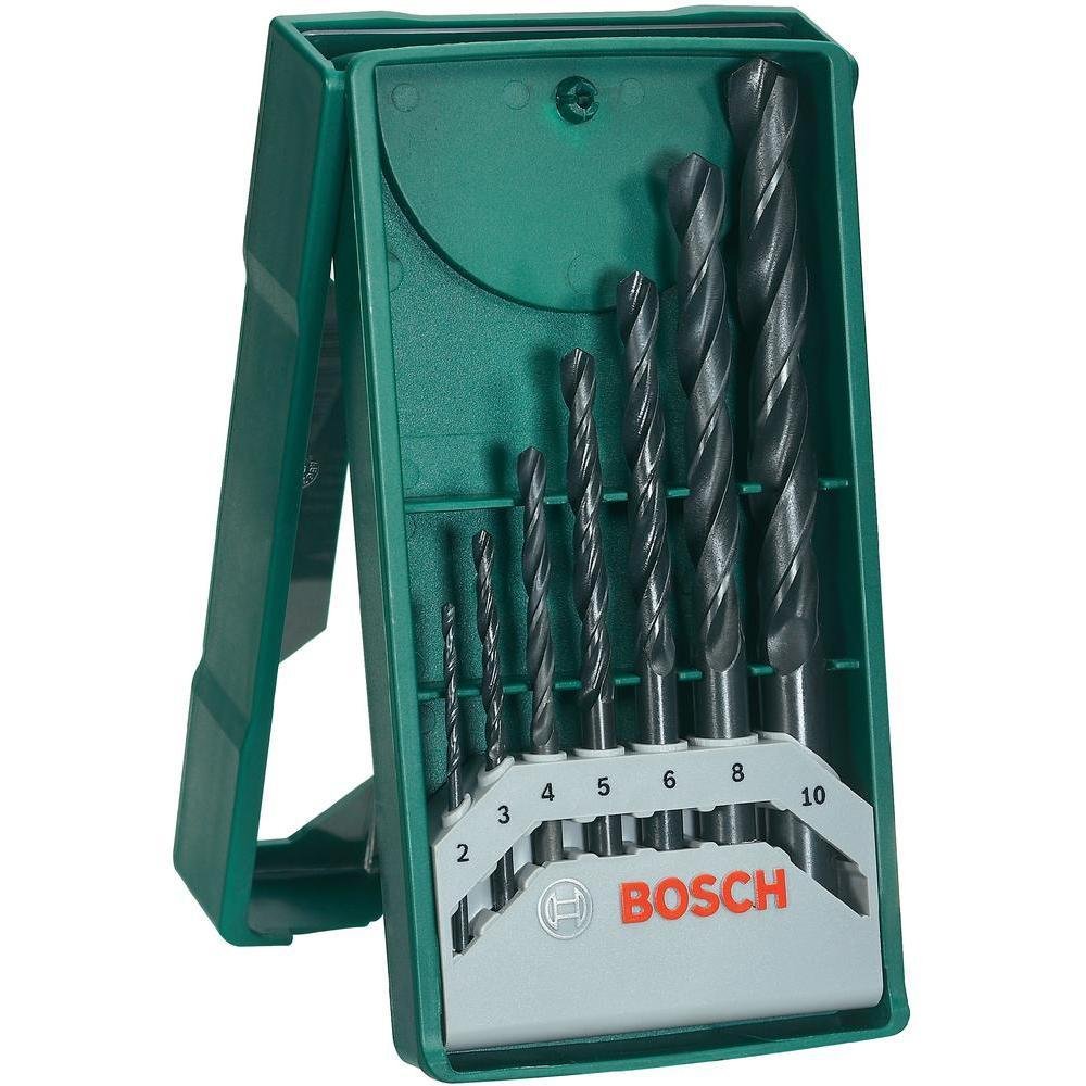 Bosch 2607019673 Metal Mini X-Line Drill Set (7-Piece)