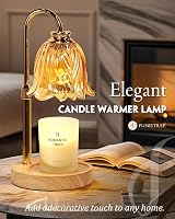 Funistree Vintage Flower Candle Warmer Lamp with Timer Dimmer 2 Bulbs view 7