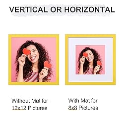 Vittanly 12x12 Picture Frame, Engineered Wood with