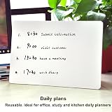 Hisredsun 4 Pack Mini Dry Erase Whiteboard 8.2x11.8 Inch Double Sided view 6