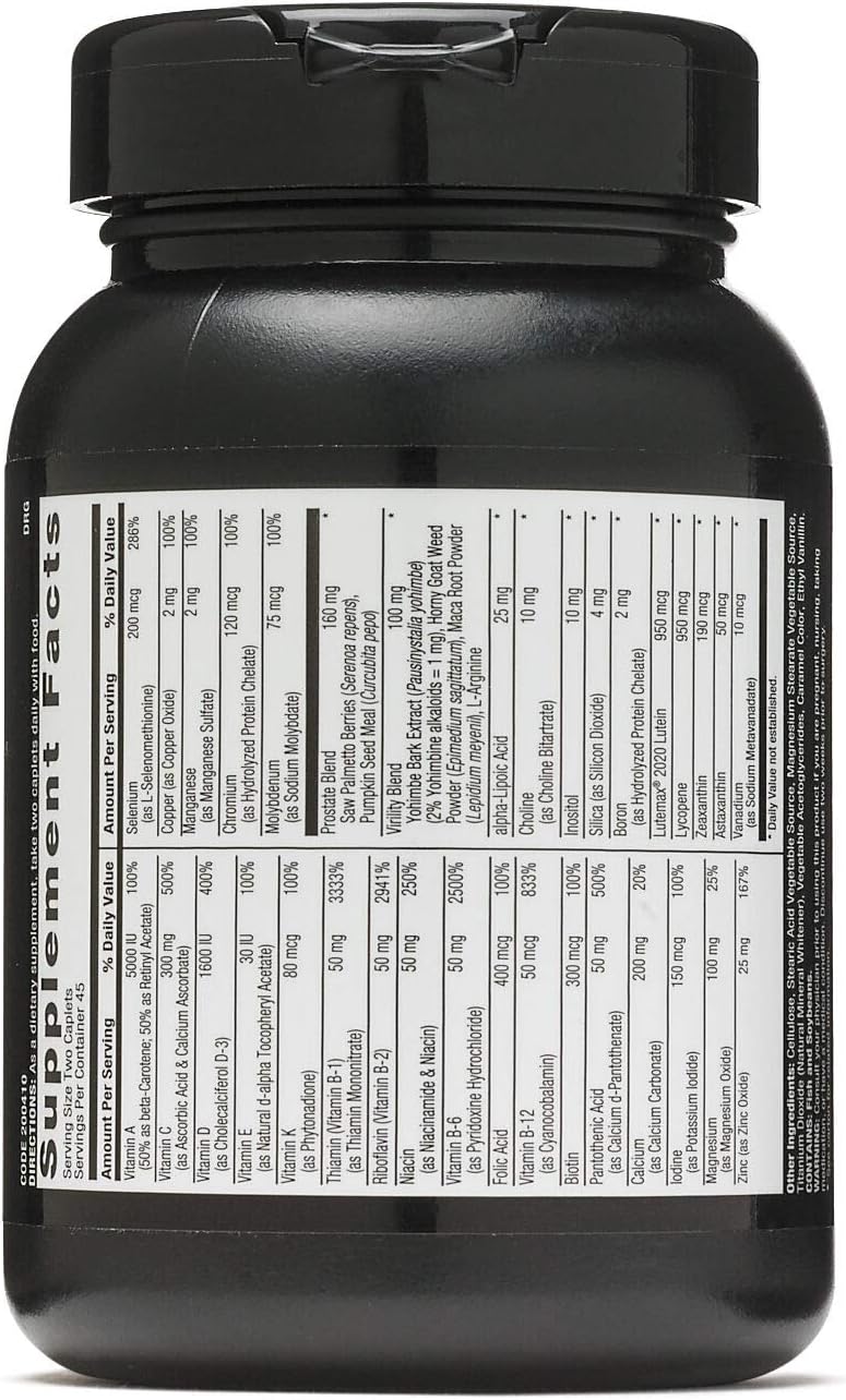 GNC Mega Men Prostate and Virility, 90 Caplets, Supports Sexual Health: Health & Personal Care