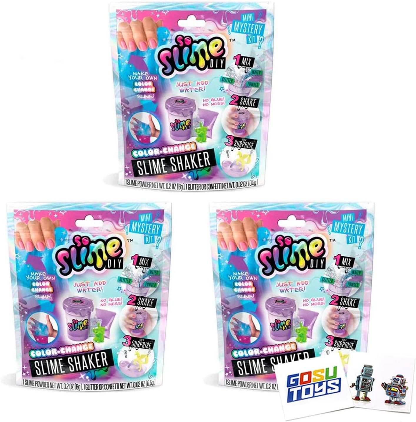 so slime diy 3 pack