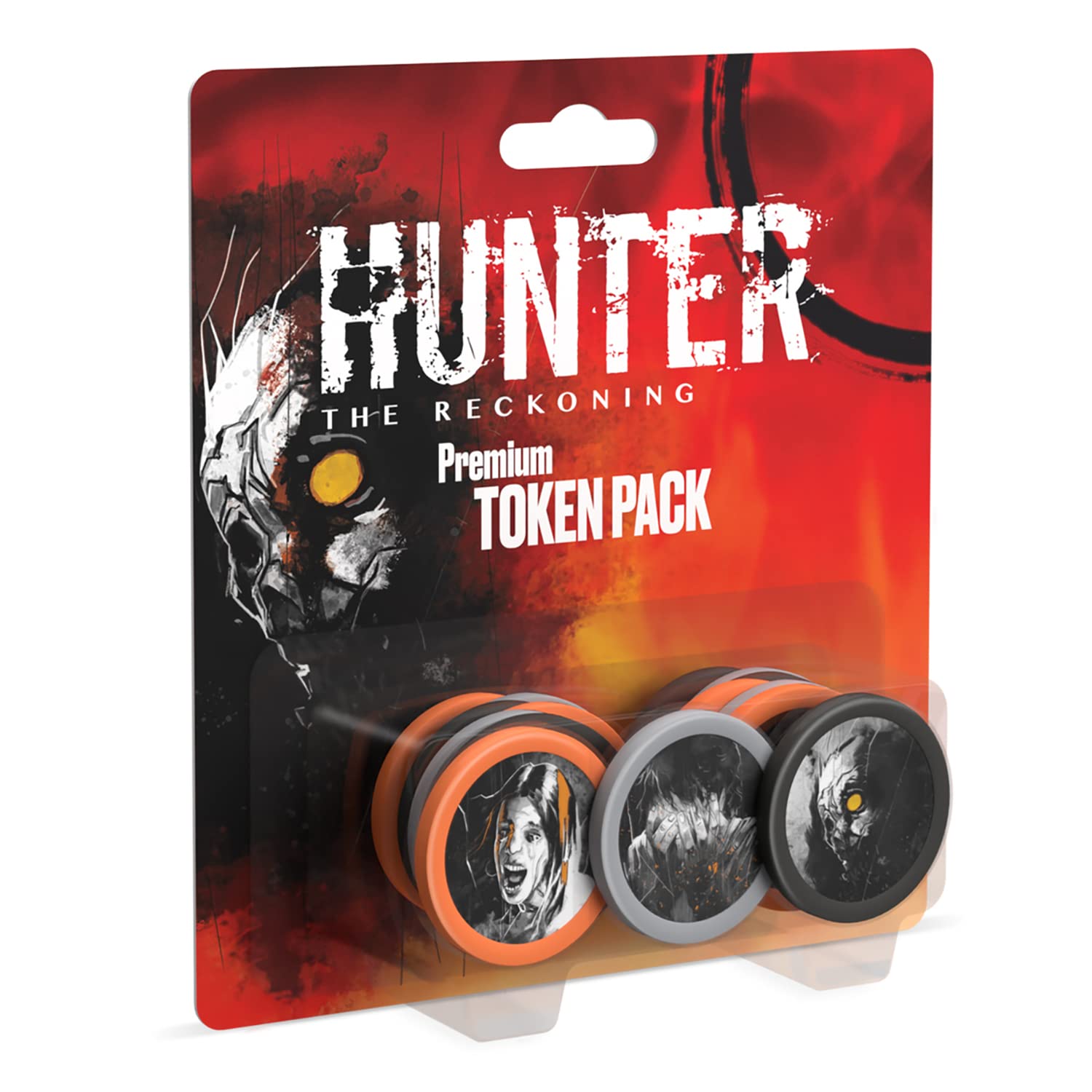Renegade Game Studios Hunter: The Reckoning Premium Token Pack - 15 Tokens, Track Danger & Desperation
