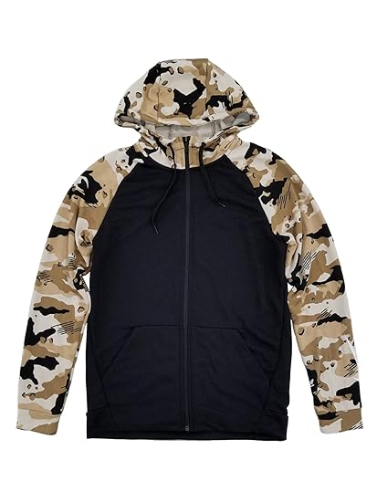 nike dry men's camo training hoodie