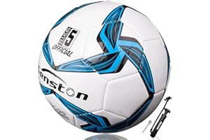 Senston Soccer Ball Size 4 & Size 5 with Pump - Official Match Football Soccer Ball for Adults