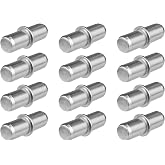 Wcone Shelf Support Pins/Pegs for IKEA Part 101532-12 Pcs | Shelf Support Pins/Pegs for UTRUSTA, ARSTA, AVDALA, KNOXHUL, TMETOD, IVAR and Similar Systems