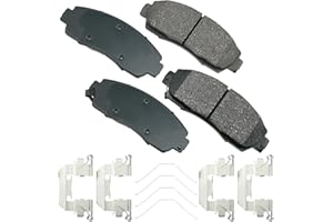 Akebono - ACT1089A Ultra-Premium Ceramic Front Disc Brake Pads , GREY