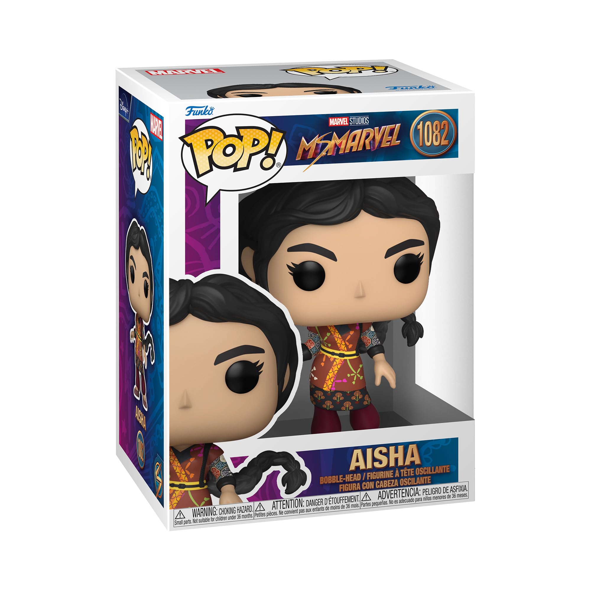 Funko POP! Marvel: Ms. Marvel - Aisha - Collectable Vinyl Figure - Gift Idea - Official Merchandise - Toys for Kids & Adults - TV Fans - Model Figure for Collectors and Display