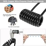 Techfection 13 Pin to 13 Pin Trailer Extension Cable RV Caravan Lead view 5