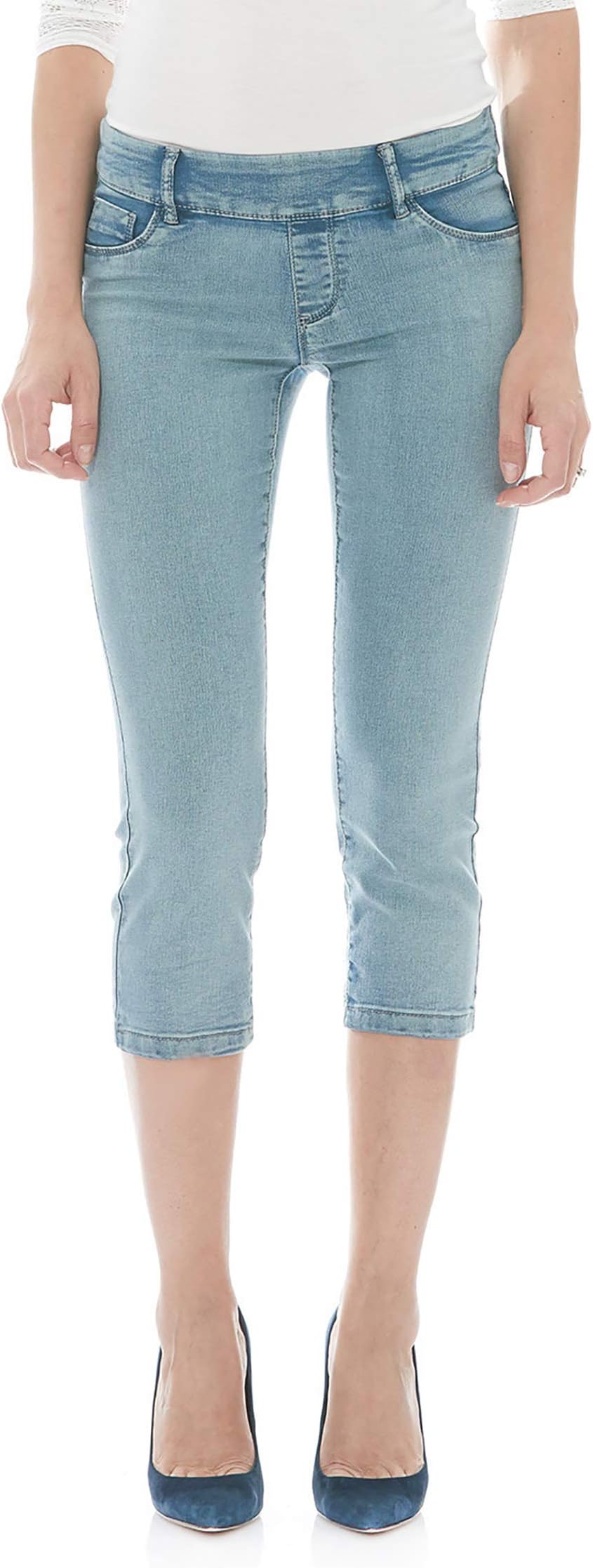 Suko Jeans Women’s Denim Capris - Pull On – Stretch