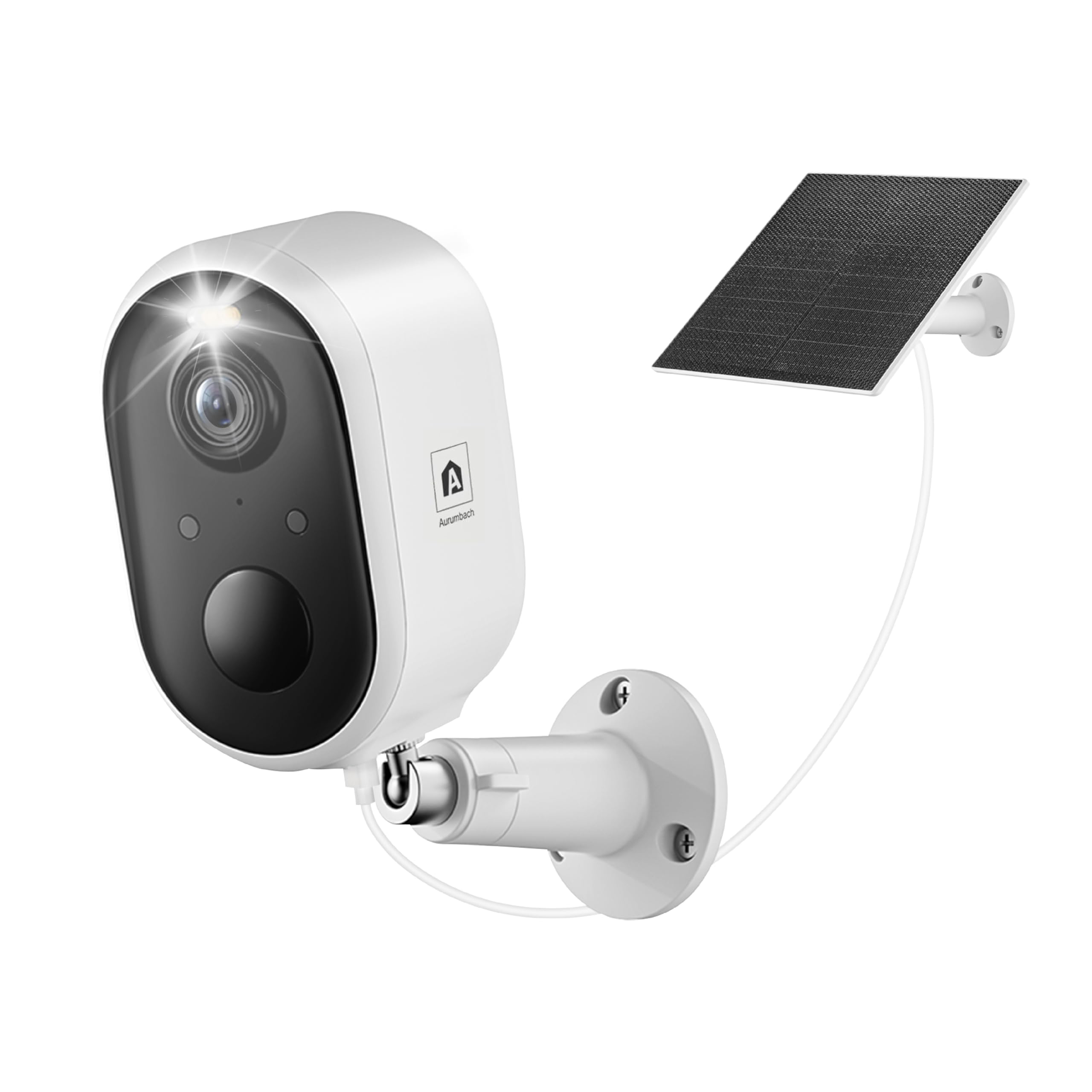 Photo 1 of Solar Security Camera Outdoor Wireless, 2K Color Night Vision, Battery Powered PIR Motion Detection,2.4GHz WiFi Cameras for Home Surveillance, Light and Sound Alarm, 2-Way Audio