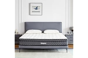 Uapev Full Mattresses,10 Inch Full Size Mattress in A Box, Memory Foam Hybrid Mattress with Individual Pocket Spring for Motion Isolation & Strong Edge Support, Stress & Pressure Relief, CertiPUR-US