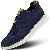 Men's Oxfords Business Shoes Fashion Mesh Casual Dress Walking Sneakers Comfortable Lightweight Soft Sole