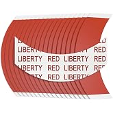 Sunshine Tape Liberty Red Hairpiece Wig Tape | Made in USA | 108 CC Curve Strips | Double Sided Adhesive Tape for Toupee Lace Front Wig Strong Hold Waterproof Contours