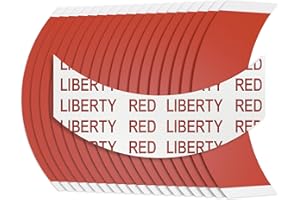 Sunshine Tape Liberty Red Liner Hair Tape Strips | Made in USA | CC Curve Contours | Doublesided Bonding Wig Tape for Polyurethane, 1-2 Week Daily Hold