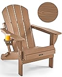 Ciokea Folding Adirondack Chair Wood Texture, Patio