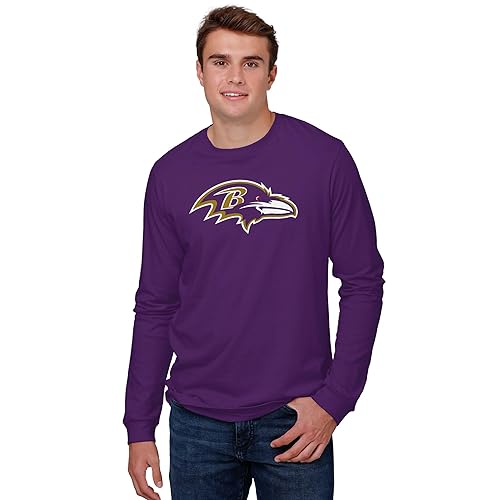 FOCO Men's Baltimore Ravens NFL Primary Logo Long Sleeve T-Shirt, Team Color