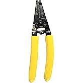 Stanz (TM) 7” 10-22 AWG Wire Cable Stripper Cutter Wire Stripping Tool and Multi-Function Hand Tool with Soft Grips