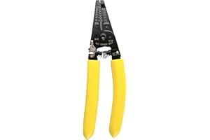 Stanz (TM) 7” 10-22 AWG Wire Cable Stripper Cutter Wire Stripping Tool and Multi-Function Hand Tool with Soft Grips